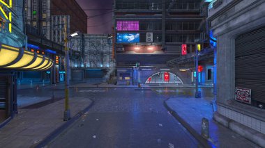 Şehir 3D cg render