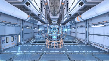 Uzay gemisi 3d cg render 