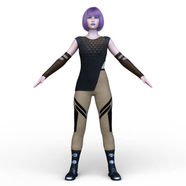 3D cg işleme kahraman