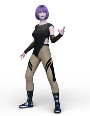 3D cg işleme kahraman