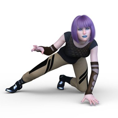 3D cg işleme kahraman