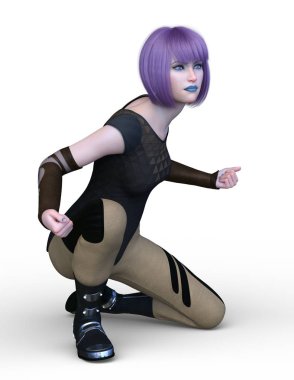 3D cg işleme kahraman