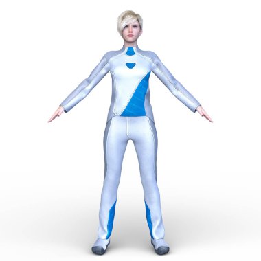 3D cg işleme kahraman