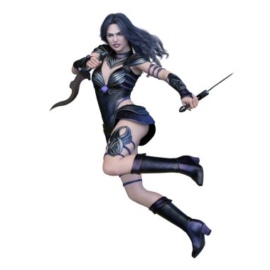 3D cg işleme seksi savaşçı