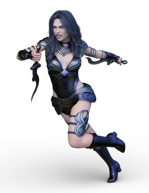 3D cg işleme seksi savaşçı