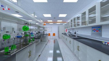 Bilim Oda 3D cg render