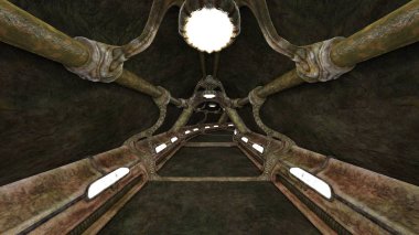 3D cg işleme antik kalıntıları