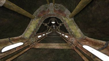 3D cg işleme antik kalıntıları