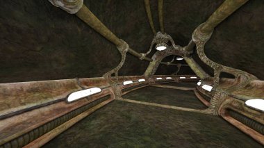 3D cg işleme antik kalıntıları