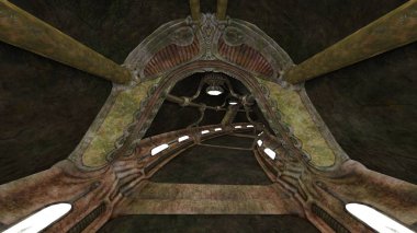 3D cg işleme antik kalıntıları