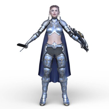 3D cg işleme seksi savaşçı