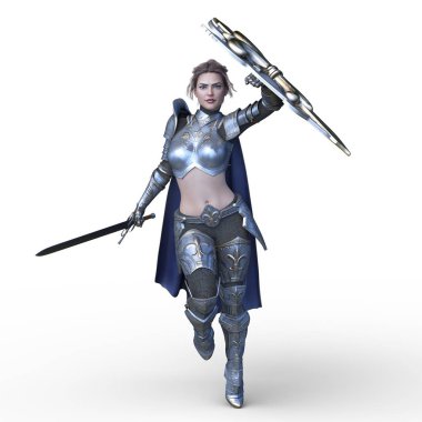 3D cg işleme seksi savaşçı