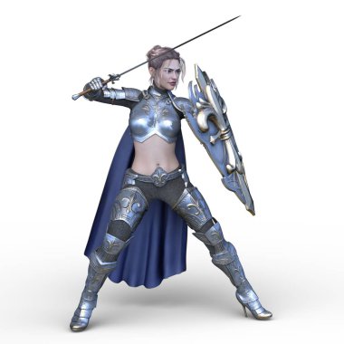 3D cg işleme seksi savaşçı