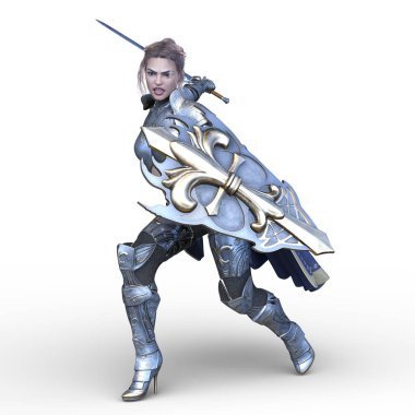 3D cg işleme seksi savaşçı