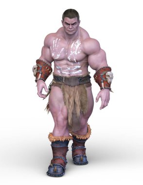 güçlü adam 3D cg render