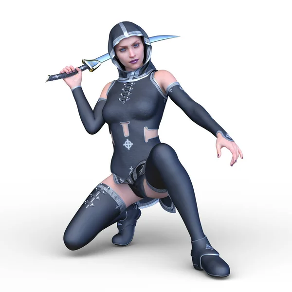 3D CG rendering of Fight Sister