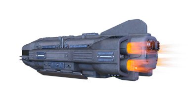 Uzay gemisi 3d cg render