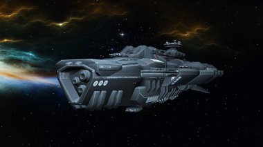 Uzay gemisi 3d cg render
