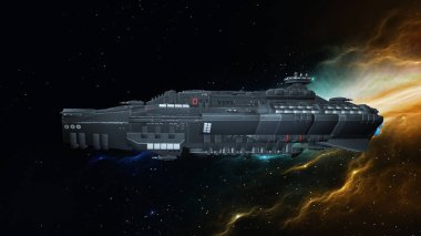Uzay gemisi 3d cg render