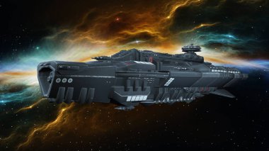 Uzay gemisi 3d cg render