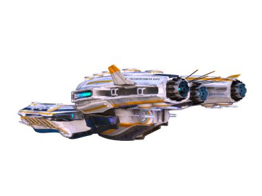 Uzay gemisi 3d cg render 