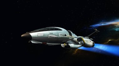 Uzay gemisi 3d cg render