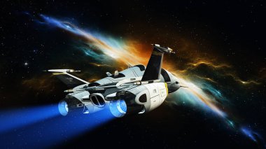 Uzay gemisi 3d cg render