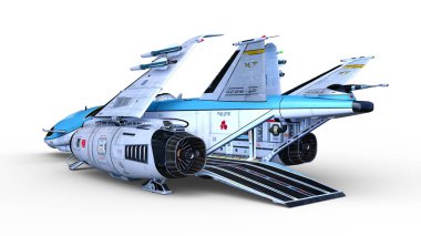 Uzay gemisi 3d cg render