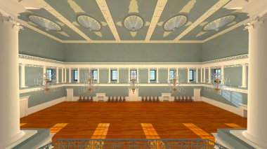 3D cg işleme ikamet 