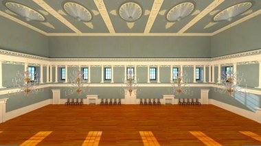 3D cg işleme ikamet 