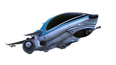 Uzay gemisi 3d cg render