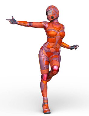 3D cg işleme seksi binici