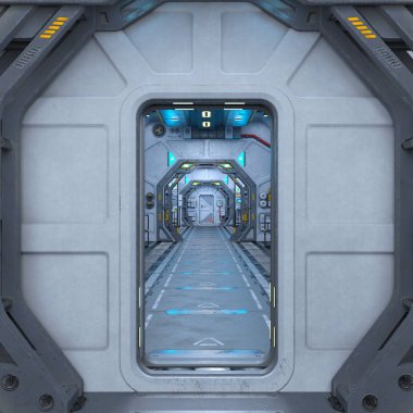 Uzay gemisi 3d cg render