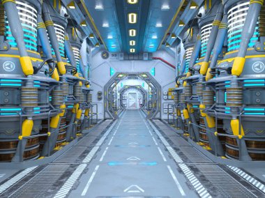 Uzay gemisi 3d cg render