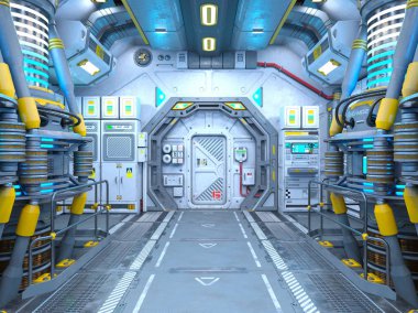 Uzay gemisi 3d cg render