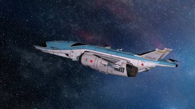 Uzay gemisi 3d cg render