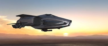 3D cg işleme avcı uçağı