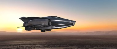 3D cg işleme avcı uçağı