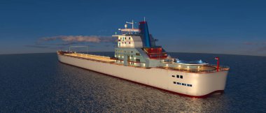 Denizaltı 3d cg render