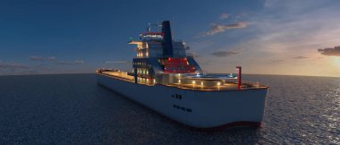 Denizaltı 3d cg render