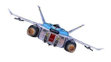 3D cg işleme avcı uçağı