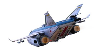 3D cg işleme avcı uçağı