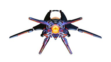 Uzay gemisi 3d cg render