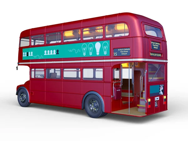 Rendering Double Decker — Stock Photo, Image