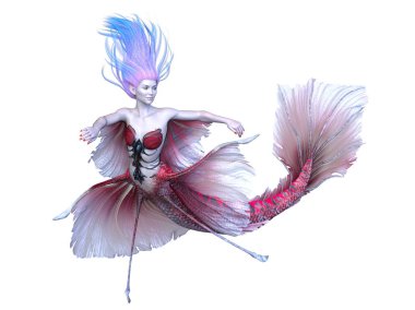 deniz kızı 3D cg render