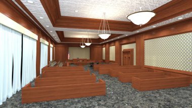 3D cg işleme Adliye