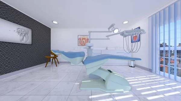 Rendering Medical Space — Stock Photo, Image