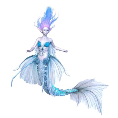 deniz kızı 3D cg render