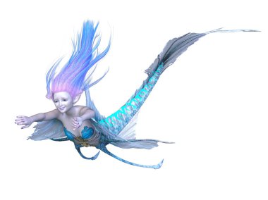 deniz kızı 3D cg render