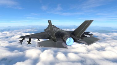 Uzay gemisi 3d cg render